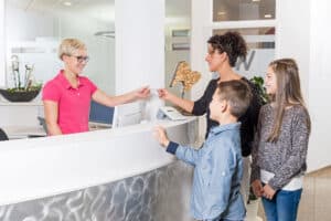 A dentists reception