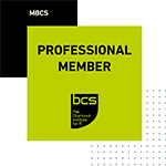BCS Professional Member logo badge.