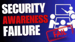Security awareness training failure warning