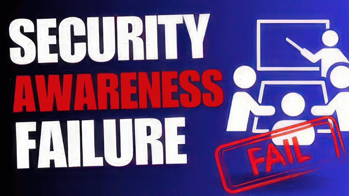 Security awareness training failure warning