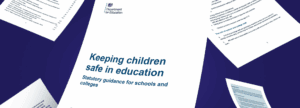 Guidelines for safeguarding children in education document.