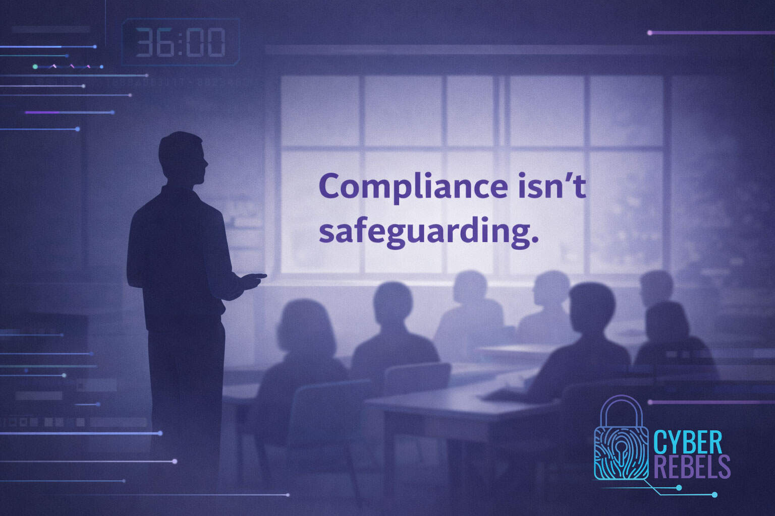 Silhouette teaching: Compliance isn't safeguarding message.