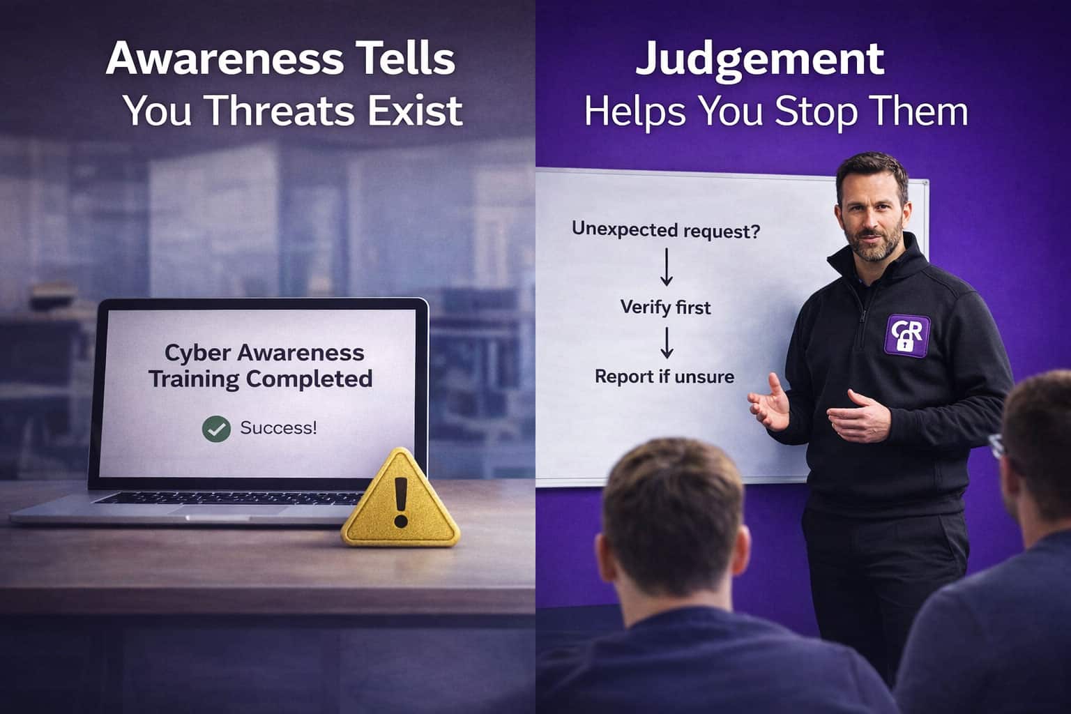 Cyber awareness training and judgement guidance