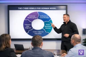 The Cyber Rebels Five-Domain Model framework for behaviour-led cybersecurity training
