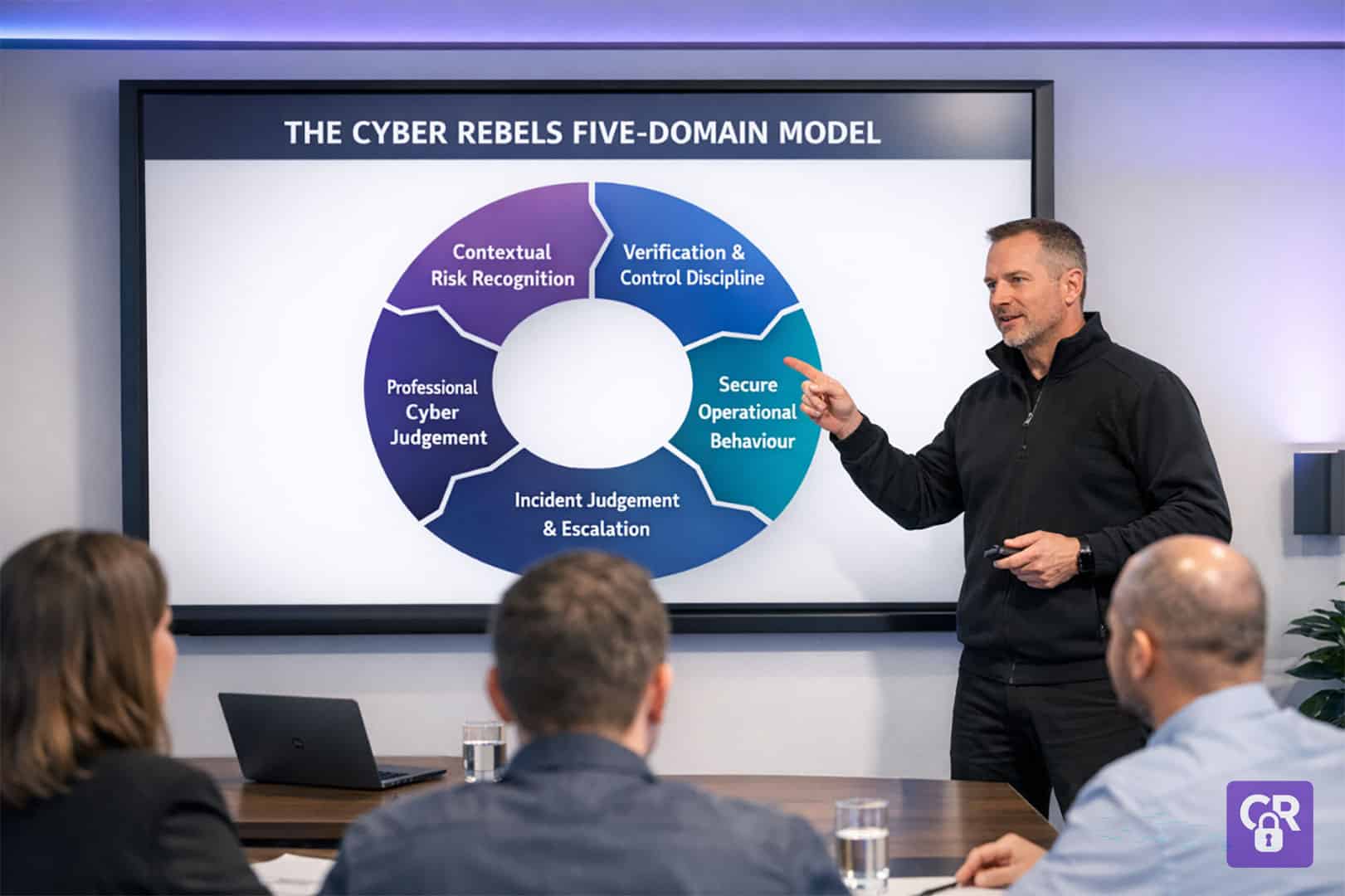 The Cyber Rebels Five-Domain Model framework for behaviour-led cybersecurity training